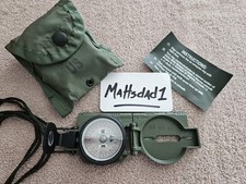 2023 Date Military Issue Cammenga Model 3H Tritium Lensatic Compass with Pouch