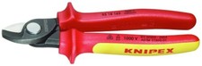 KNIPEX 1000V Insulated Cable Shears, Heavy-Duty Electric Wire Cutting Tool