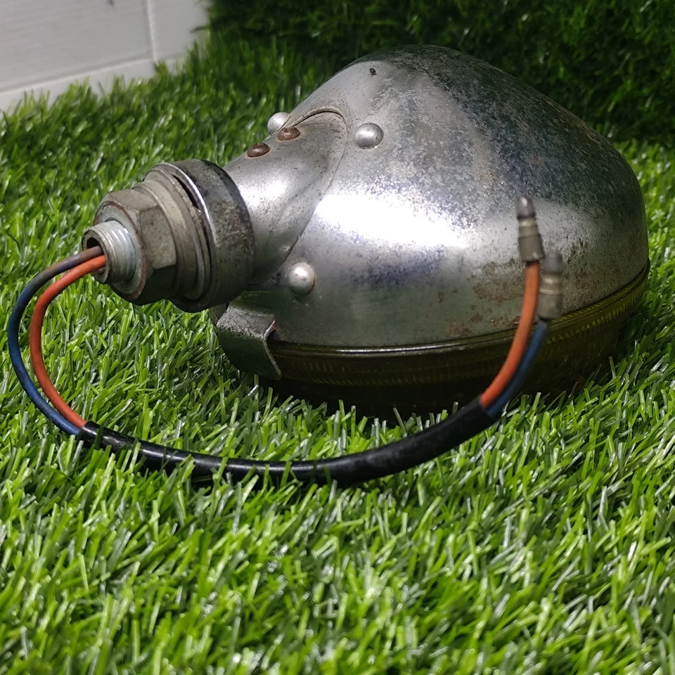 Lámpara antiniebla amarilla vintage MG Triumph Ford Escort MK I Austin Morris Mini Foto 3 de 4