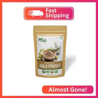 Organic Zing Amla Powder - 227 g / 8 oz   Food Grade   Pure Indian Gooseberry Po