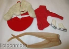 VINTAGE BARBIE DOLL FASHION CLOTHES # 942 ICE BREAKER SET SKATING COMPLETE