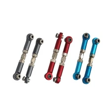 2 Pieces Steering Links Linkage Rod End RC Car Spare Part Metal RC Turnbuckles