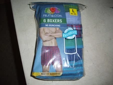 Fruit of The Loom Boxers Park of 6 Large