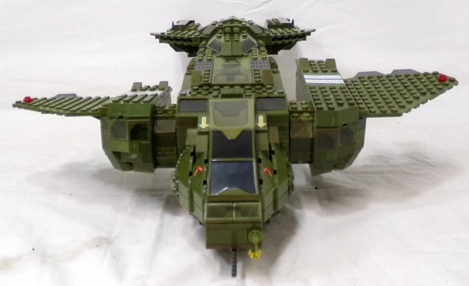 2010 Mega Bloks Halo UNSC Pelican Dropship Set With Instructions - Image 4 of 4
