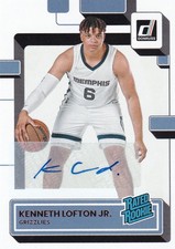 2022 PANINI DONRUSS #250 KENNETH LOFTON JR AUTO- MEMPHIS GRIZZLIES