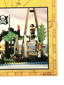 LEGO Pirates 6270 Forbidden Island 1989 - Instruction Manual ONLY