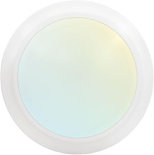 LUXRITE 6in LED Disk Light Dimmable 5CCT 12.5W 1000LM Damp Rated ETL Energy Star