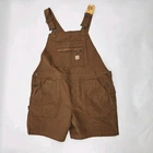 Carhartt Rugged Flex Relaxed Fit Canvas Shortalls Women's Size XL Overalls NEW