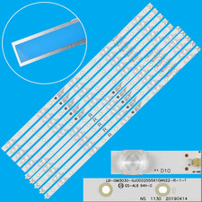 KIT 10 BARRE STRIP LED PER TV 55" PHILIPS LB-GM3030-GJ0D22555X10AN22 (L)(R)-1-H