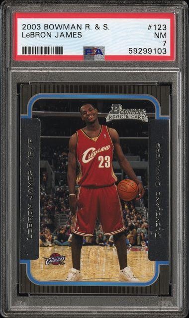 LeBron James 2003 Bowman Bowman