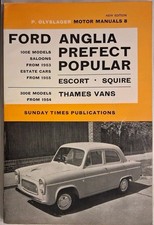 FORD ANGLIA PREFECT POPULAR AND THAMES VANS,  MOTOR MANUAL 1953 - 1955
