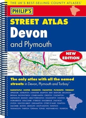 Philip's Street Atlas Devon: Spiral Edition by Philip's Maps Spiral bound Book