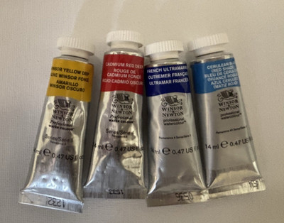 Winsor & Newton Artisan Ölfarben Set, 4x Tuben x 14ml watercolour paint new