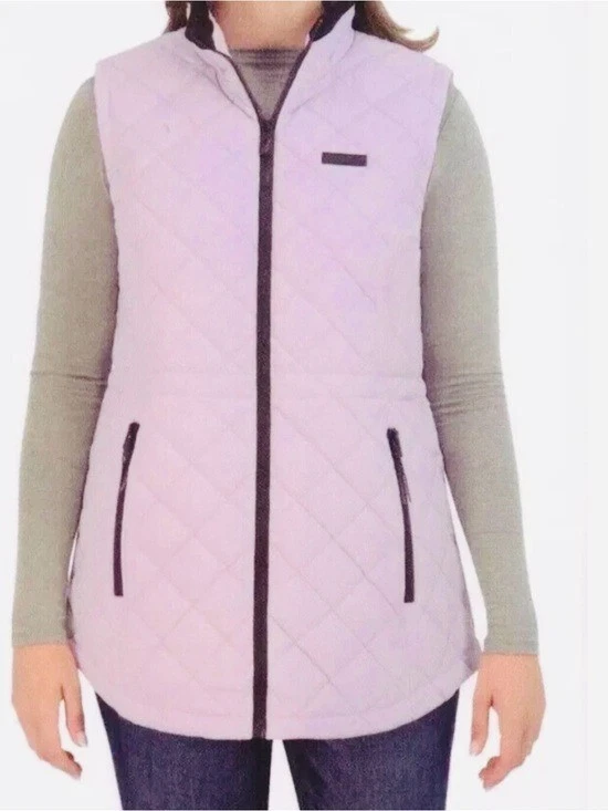 Nautica Quilted Lavender Sleeveless Vest Size XXL