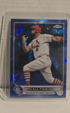 Topps 2022 Chrome Sapphire Albert Pujols 9th All-Time Hits Cardinals #US313