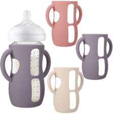3 PCS Silicone Sleeves for Avent Baby Bottles Drop Protection Handle 8 Ounce