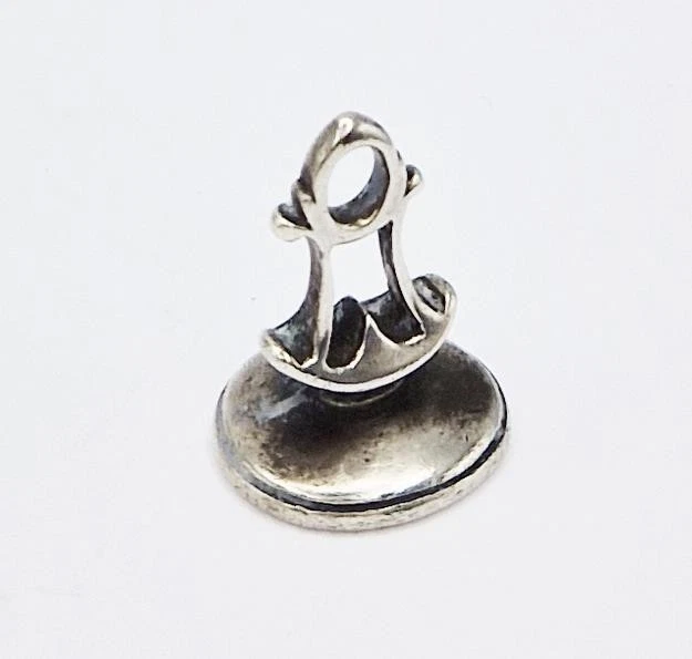 SELLO DE PLATA ESTERLINA GEORGIANA FOB INTAGLIO c1790 ESCUDO HERÁLDICO DE LA FAMILIA Foto 4 de 4