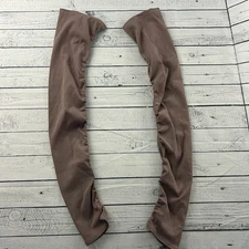 Alo Yoga Goddess Ribbed Athletic Leg Warmers Taupe XS/S