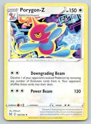 Pokemon Porygon-Z Lost Origin LOR R 142/196 NM