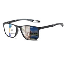 Multifocal Progressive Transition Photochromic Reading Glasses Blue Light Blo...