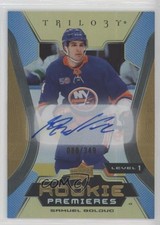 2023 Upper Deck Trilogy Common Rookies Gold 80/349 Samuel Bolduc #109 Auto 4wd