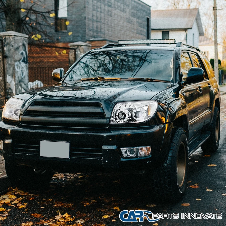 Fits 2003-2005 Toyota 4Runner LED Halo Projector Headlights Lamps Replacement Foto 3 de 4