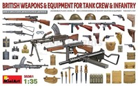 Miniart 35361 1/35 Britische Waffen & AusrüStung Panzerbesatzung Infanterie