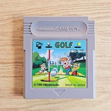 Golf Japanese Ver Game Boy New Battery Maint completed Cleaned Tested & Working