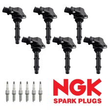 Ignition Coil & NGK Platinum Spark Plug for Mercedes-Benz GL450 S550 C300 UF535