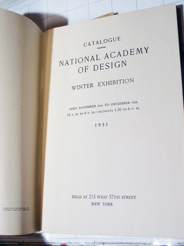 3x antique books :: National Academy of Design * exhibition guide 1930 1931 1935 - Picture 6 of 8