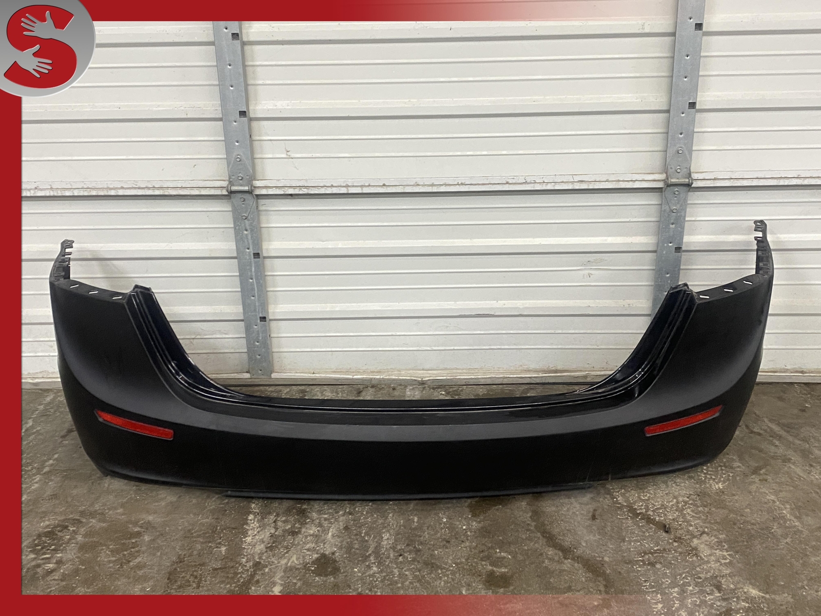 14-17 Maserati Ghibli S Rear Bumper Cover Assembly Black Oem