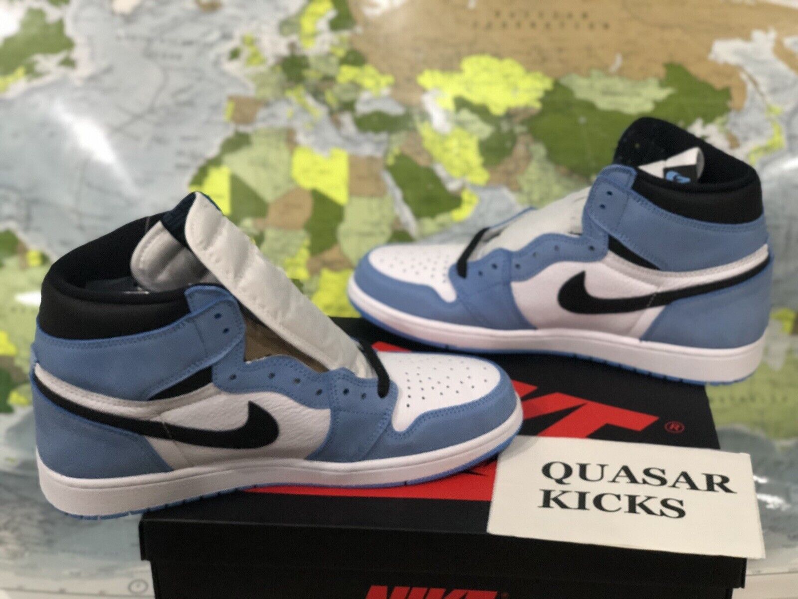 Nike Air Jordan 1 High OG UNC University Blue 555088-134 Men/GS/PS