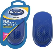 Dr. Scholls Womens Gel HEEL Cushion Insoles Massaging  1 pair 