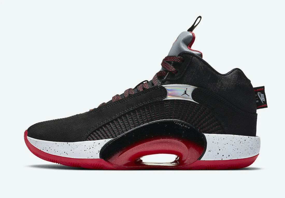 Nike Air Jordan XXXV AJ35 Bred Black Red Sliver CQ4227 030 Menu0026#039;s Shoe  Size 8.5 | eBay