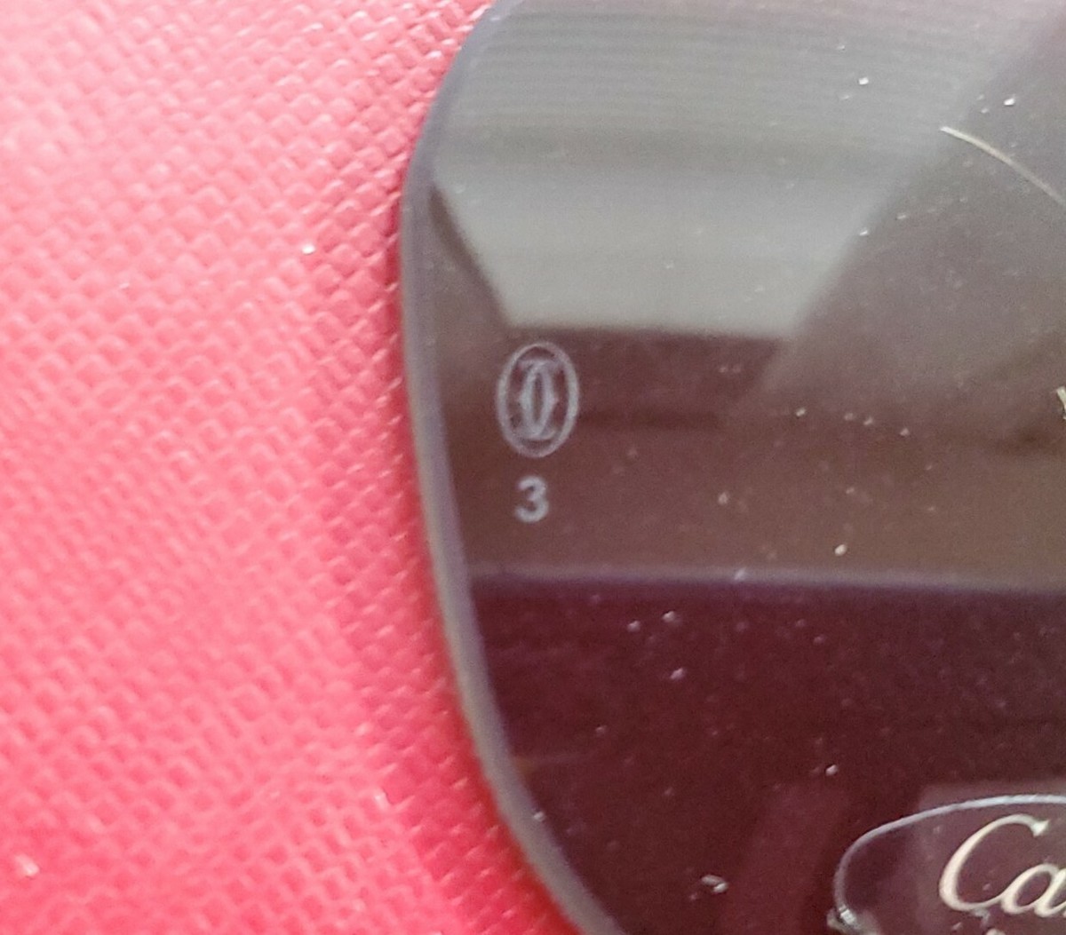 Cartier CT0604S Original Replacement Lenses grey with Zeiss AR new with defect Cartier CT0536S Sunglasses 004 Transparent Light-Blue - eye  main image 2