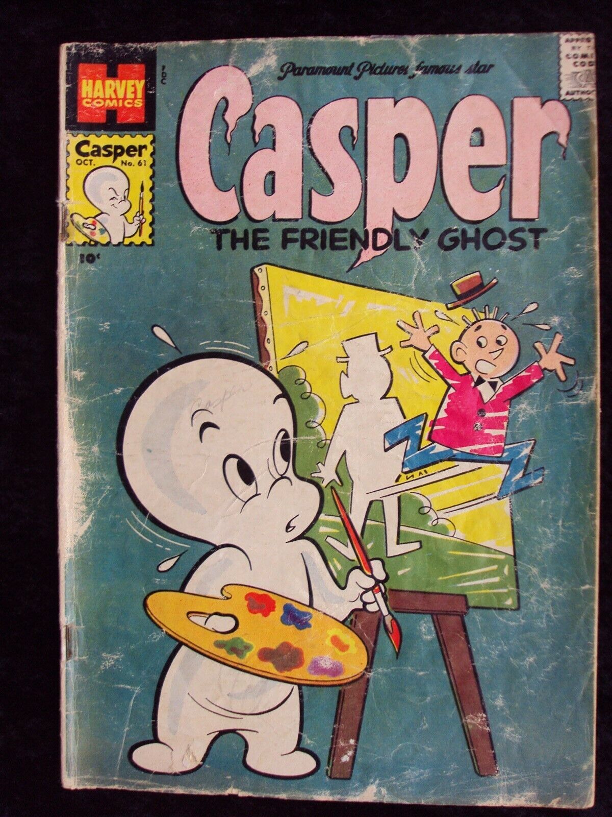 THE FRIENDLY GHOST CASPER #39 HARVEY COMICS 1961 SILVER AGE