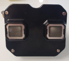 Sawyer's VIEW-MASTER Model C Bakelite Stereoscope Photo Reel Viewer Black