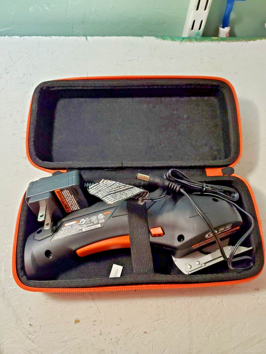 Worx WX082L Stainless Steel Rechargeable Electric Battery Powered