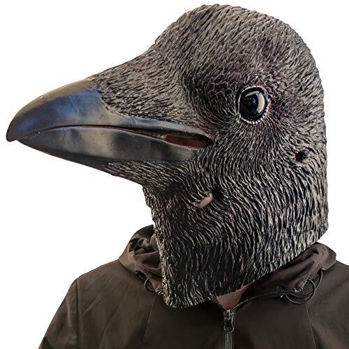 Halloween Mask Black Crow Masks Novelty Halloween Costume Party Animal Bird Face