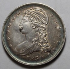 1839 Capped Bust Half Dollar HW84