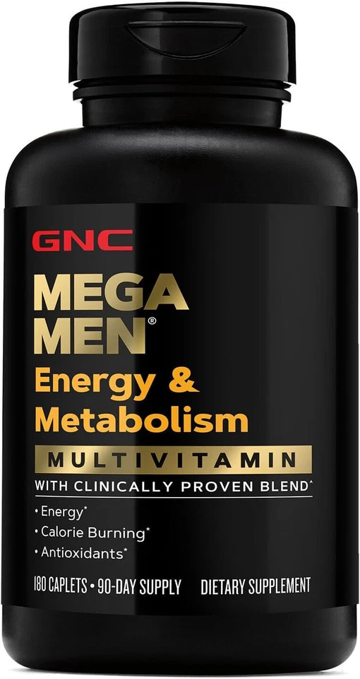 Multivitaminas GNC Mega Men Energy & Metabolism, 180 ct. Foto 3 de 3