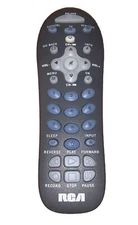 RCA Universal Remote Partially Backlit Keypad Cable TV DVD VCR #RCR312W  TESTED