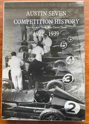 Austin Seven 7 Wettbewerb Geschichte Nippy Brooklands CANNING BROWN ULSTER TT VSCC