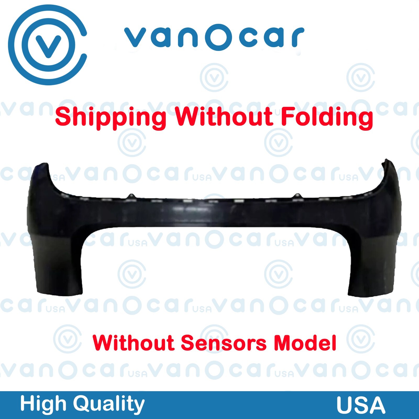 🔴2021-2024 For Tesla Model Y Rear Bumper Cover WITHOUT Sensors Model ...