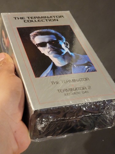 The Terminator Collection VHS Tapes 2 Tape Set/ Vintage/ Sealed/Super Rare! - Picture 5 of 5