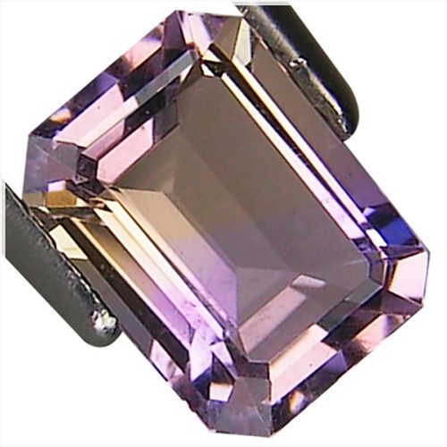 1.36 Ct Natural Ametrine Gemstone Medium Purple Yellow Color Emerald Cut - Picture 2 of 2