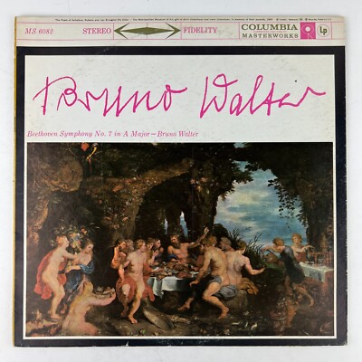 Bruno Walter / Beethoven Symphony No 7 In A Major Vinyl LP Record Album MS-6082