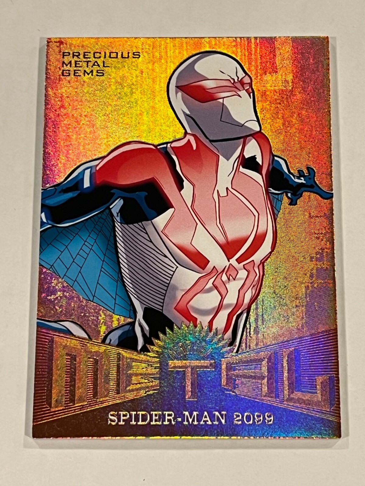 2017 Fleer Ultra Spider-Man Metal BRONZE PMG MM35 SM 2099 #5/199 NM/MINT💥💥*