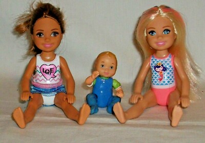 2016 Barbie Dolls 5.5'' & Baby Mattel