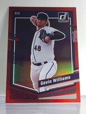 GAVIN WILLIAMS DONRUSS 2023 RED FOIL SHORT PRINT /2023